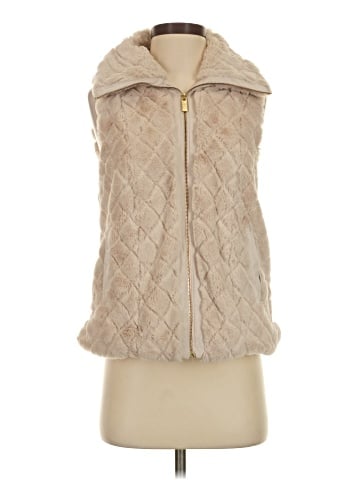 Carmen Carmen Marc Valvo Faux Fur Vest (view 1)