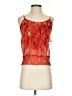 Bongo Red Sleeveless Blouse Size S - photo 1