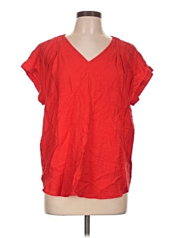Simply Vera Vera Wang Short Sleeve Blouse (view 1)