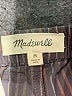 Madewell Stripes Gray Shorts Size M - photo 3