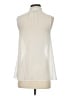 Fervour 100% Polyester Polka Dots Solid Ivory Sleeveless Blouse Size S - photo 2