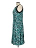 Glamour Graphic Teal Cocktail Dress Size 12 - photo 5