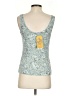Alex Evenings Silver Tank Top Size S - photo 2