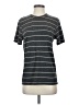 Public Opinion Stripes Gray Short Sleeve Turtleneck Size S - photo 1