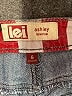 L.e.i. Blue Denim Shorts Size 5 - photo 3