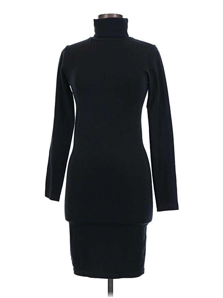 Pre-owned American Apparel Long Sleeve Top Black Turtleneck Tops