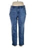 J.Jill Solid Blue Jeans Size 18 - photo 1