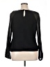 Ellen Tracy 100% Silk Black Long Sleeve Silk Top Size XL - photo 2