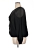 Ellen Tracy 100% Silk Black Long Sleeve Silk Top Size XL - photo 5