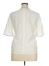 J.Crew 100% Cotton Stripes White Ivory Short Sleeve Top Size 14 (tall) - photo 2