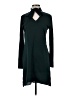 H By Halston 100% Polyester Solid Teal Casual Dress Size XS - photo 1