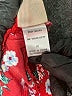 Lily Bleu 100% Polyester Floral Red Dress Size 10 - photo 4