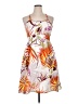 Mlle Gabrielle Tropical White Casual Dress Size 1X - photo 1