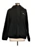 Reebok 100% Polyester Solid Black Track Jacket Size L - photo 1