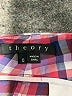 Theory Plaid Pink Shorts Size 0 - photo 3