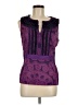 Tory Burch Purple Sleeveless Blouse Size 6 - photo 1