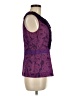 Tory Burch Purple Sleeveless Blouse Size 6 - photo 4