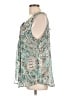 Daniel Rainn 100% Polyester Teal Sleeveless Blouse Size L - photo 5