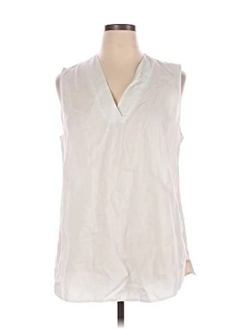 Pure Navy Sleeveless Blouse (view 1)