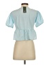 Wild Fable Blue Short Sleeve Blouse Size XS - photo 2