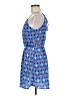 My Michelle 100% Polyester Argyle Blue Casual Dress Size M - photo 5