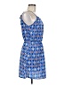 My Michelle 100% Polyester Argyle Blue Casual Dress Size M - photo 4