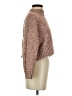 RD Style Tweed Brown Turtleneck Sweater Size S - photo 4
