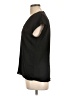 Adrienne Black Short Sleeve Top Size L - photo 5
