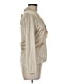 Another Thyme 100% Polyester Metallic Ivory Long Sleeve Blouse Size M - photo 4