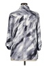 Iz Byer Print Silver 3/4 Sleeve Blouse Size XL - photo 2
