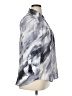 Iz Byer Print Silver 3/4 Sleeve Blouse Size XL - photo 4