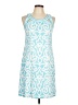 Gretchen Scott Designs Graphic Blue Casual Dress Size L - photo 1