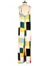 Forever 21 100% Rayon Color Block Yellow Jumpsuit Size S - photo 2