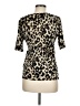 Merona Animal Print Tan Short Sleeve Blouse Size M - photo 2