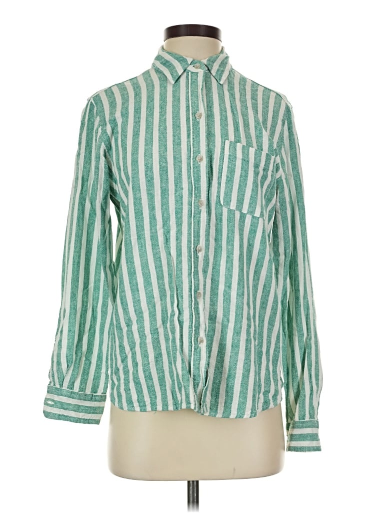 Click to view more detailed imagery on our partner's website Pre-owned Universal Thread Long Sleeve Button Down Shirt In Green