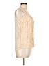 August Silk Ivory Sleeveless Blouse Size L - photo 4
