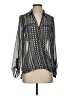 Democracy Silver 3/4 Sleeve Blouse Size S - photo 1