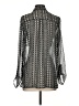 Democracy Silver 3/4 Sleeve Blouse Size S - photo 2