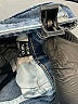 Shein Chevron-herringbone Blue Jeans Size XS (tall) - photo 7