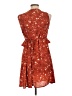 Blue Rain 100% Polyester Floral Orange Cocktail Dress Size L - photo 2