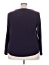 Roz & Ali Purple 3/4 Sleeve Top Size 3X - photo 2