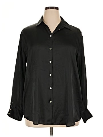 Zara Long Sleeve Button-Down Shirt (view 1)