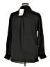 Zara Solid Black Long Sleeve Button-Down Shirt Size XL - photo 2
