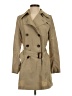 Uniqlo 100% Polyester Tan Trenchcoat Size S - photo 1
