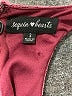 Sequin Hearts Burgundy Cocktail Dress Size 3 - photo 7
