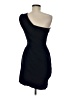 Soprano Solid Black Cocktail Dress Size M - photo 2