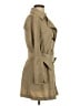 Uniqlo 100% Polyester Tan Trenchcoat Size S - photo 4