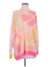 Easel 100% Polyester Floral Pink Pullover Sweater Size S - photo 1