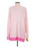 Easel 100% Polyester Floral Pink Pullover Sweater Size S - photo 2
