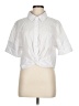 Aqua White Short Sleeve Blouse One size - photo 1